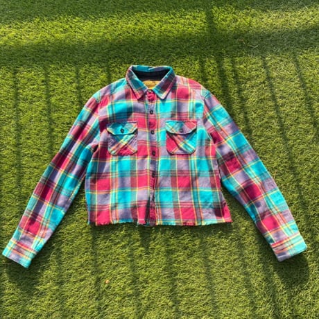 [USED] CUT OFF CUTEネルシャツ