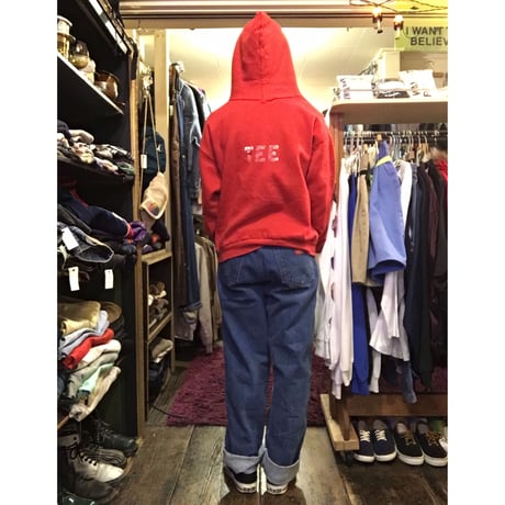 [USED] 'T E E'ロゴ 赤parka