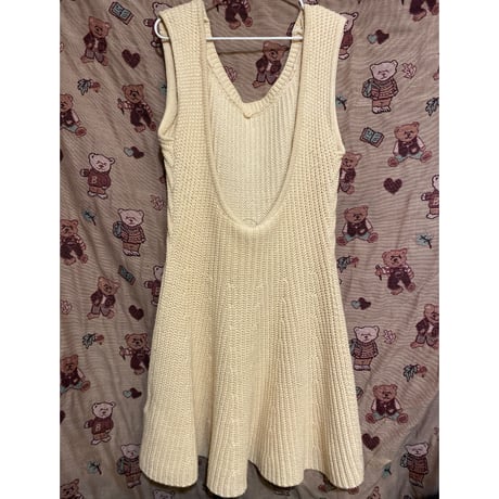 [USED] うしろも可愛い♡ニットワンピース
