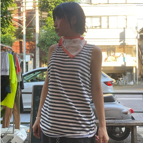 [USED]vintage ボーダータンクトップ
