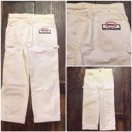 [USED] COTTON ペインターパンツ WHITE