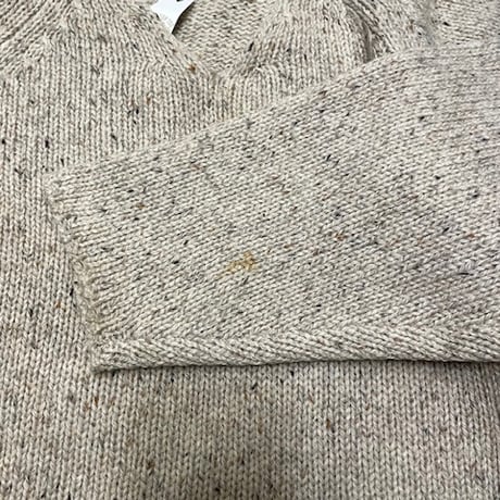 [USED] Wool Rich Vネックネップニット