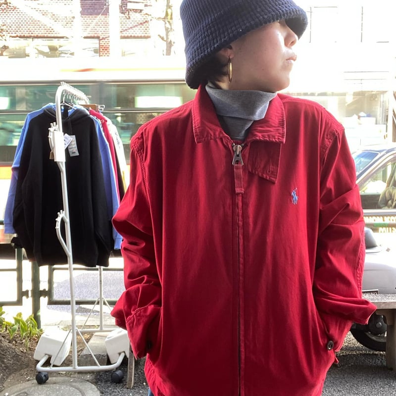 T*h様 RalphLauren スウィングトップ ［現行］ ラルフローレン レザースウィングトップ ブラック 表記(L) | NEW
