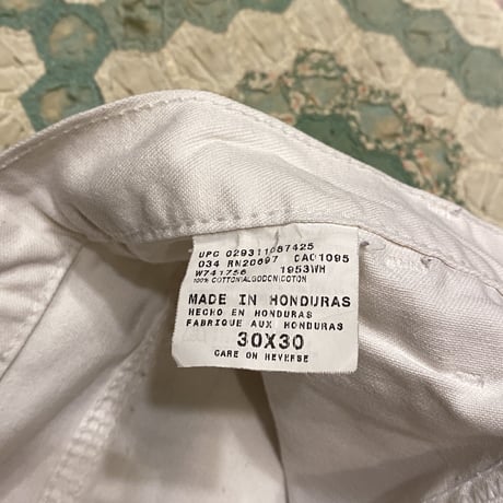 [USED] Dickies WHITE PAINTER PANTS！