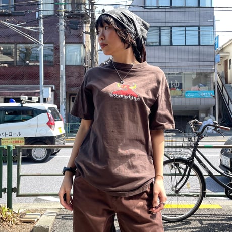 [USED] 2000's TOY MACHINE S/S Tee（Brown）