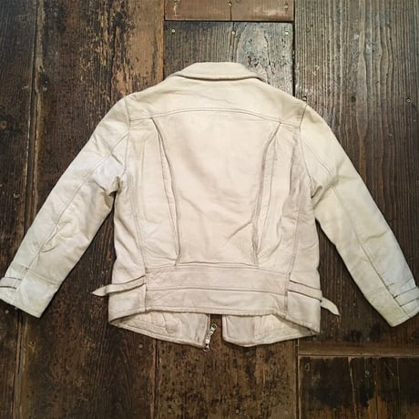 [USED] ホワイト ライダースJKT