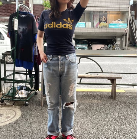 [USED] 70's adidas チビtee
