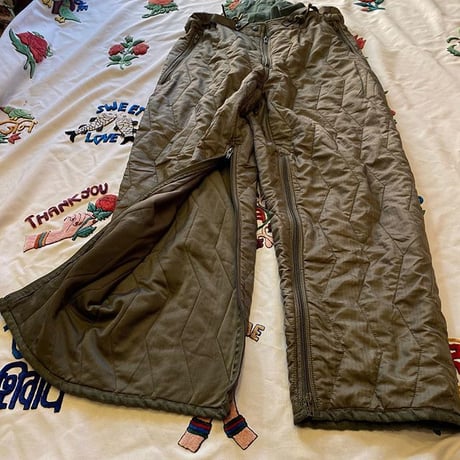 [USED] ドイツ軍  キルティング OVER PANTS