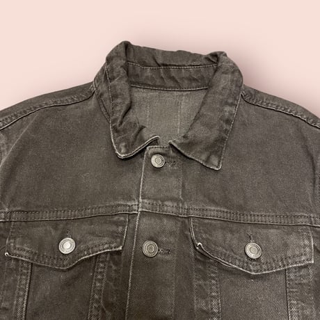 [USED] HARLEY-DAVIDSON BLACK DENIM JACKET！