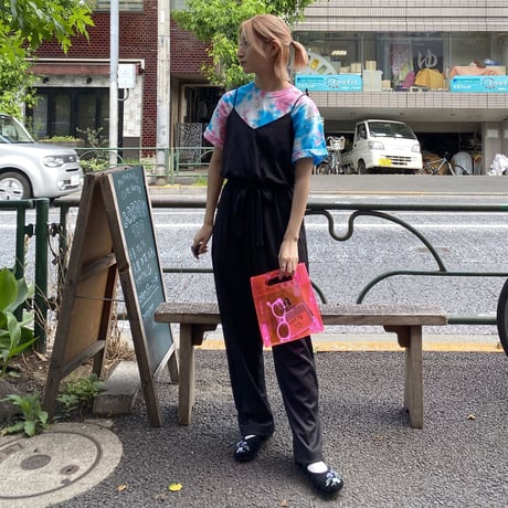 [USED] made in U.S.A. BLACK オールインワン🖤