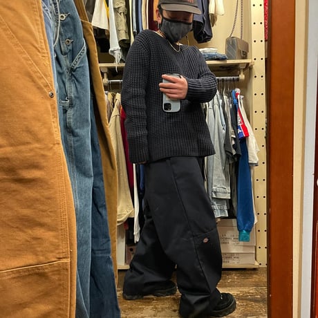 [USED] 極太 Dickies ダブルニー PANTS