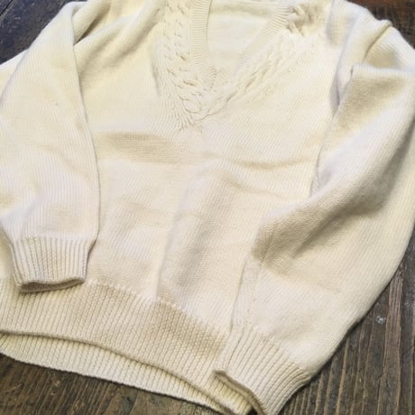 [USED] オーバーサイズ Vネックニット