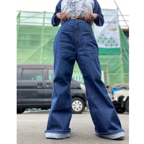 [USED] vintage ワイドデニムPANTS 💙