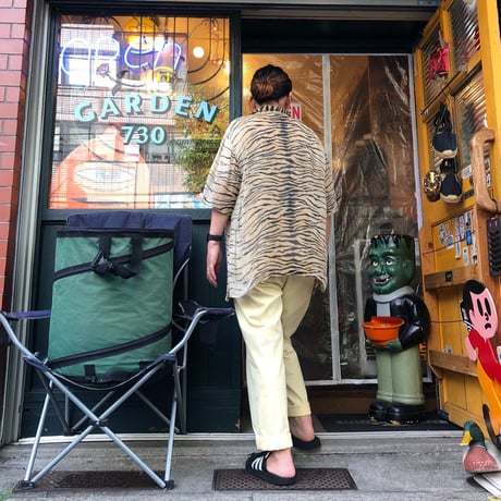 [USED] EURO Vintage レーヨン TIGER SHIRTS