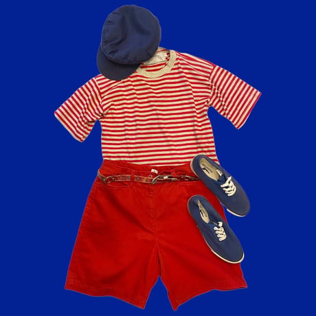 [USED] COTTON SHORTS あか