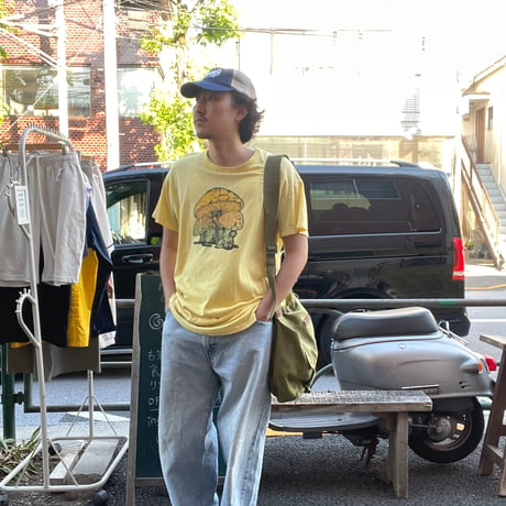 [VINTAGE] きのこ BORO TEE