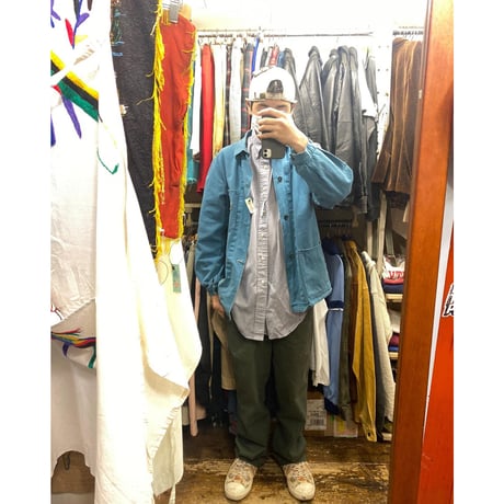 [USED] Euro VINTAGE work JKT GREEN  "C.K.K"
