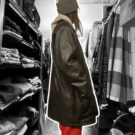 [USED] REAL LEATHER JKT