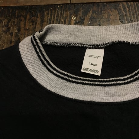[USED] OLD Sears  ボーダーリブ SWEAT