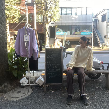 [USED] ざっくり編み white 🤍 アクリル ニット