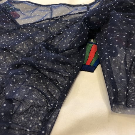 [USED]  チュールドット柄TOPS