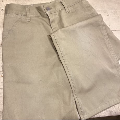 [USED] Carhartt simple pants-beige