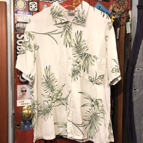 [USED] WHITE アロハシャツ🌺