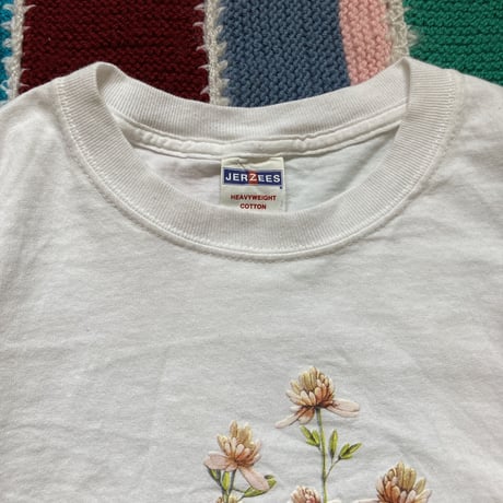 [USED]  "Florida"お花のプリントT