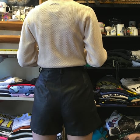 [USED] high-waist!! rether SHORTS