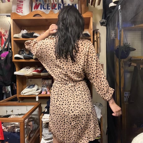 [USED]see by chloe レオパード シャツ ワンピース♡