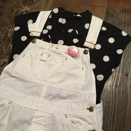 [USED] OLD WHITE オーバーオール