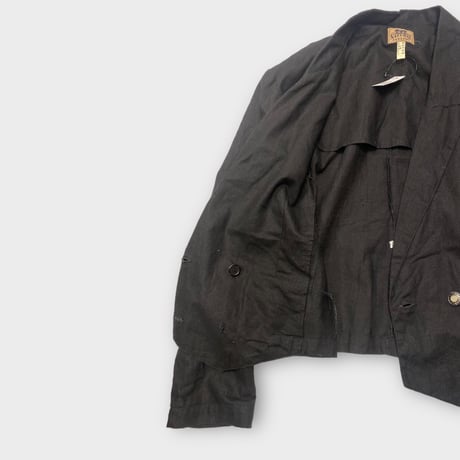 [USED] linen/cottonSHORT JACKET♡