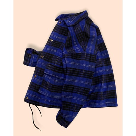 [USED] BLUE CHECK  綿入り コーチJKT