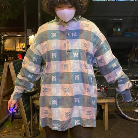 [USED] ヘビーネル グランパシャツ