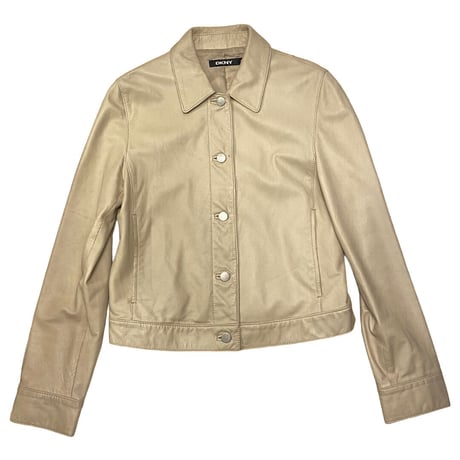 [USED] DKNY ラムレザージャケット