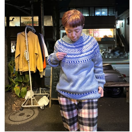 [USED]  ノルディック柄 KNIT