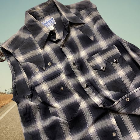 [USED] OLD ROCK MOUNT ノースリーブshirts made.in,USA