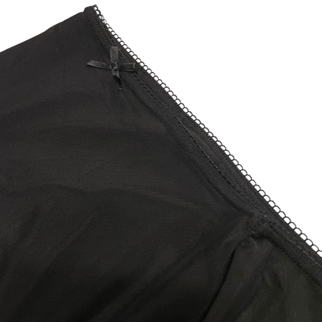 [USED] BLACK メッシュ LONG スカート