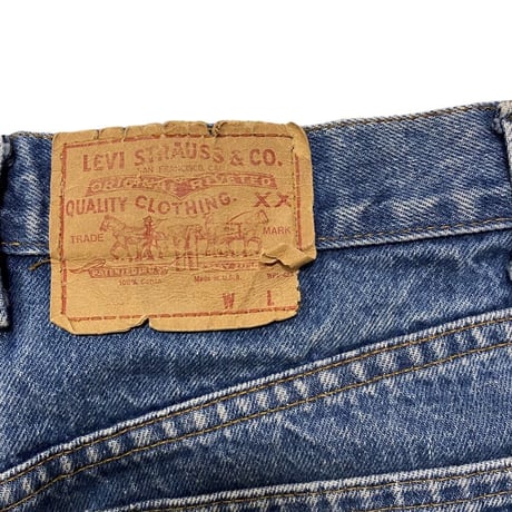 [USED] Levis 26505 CUTOFF DENIM / W31 made in USA！