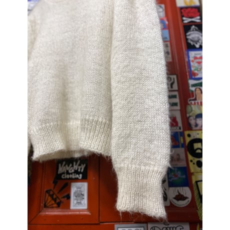 [USED] パフスリーブモヘアニット