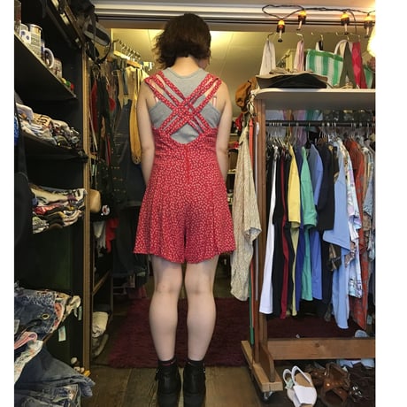 [USED] クロスデザインサロペット
