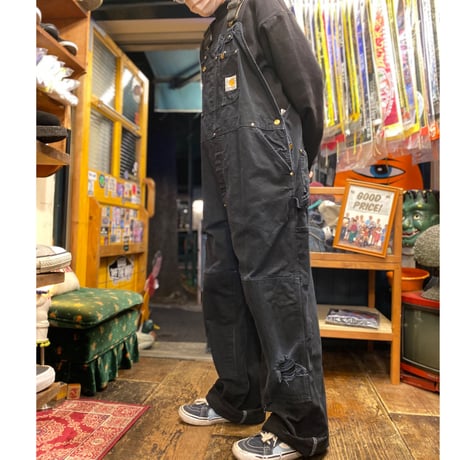 [USED] carhartt  BIG size  OVERALL BLACK