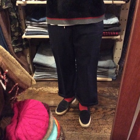 [USED] NAVY スラックス