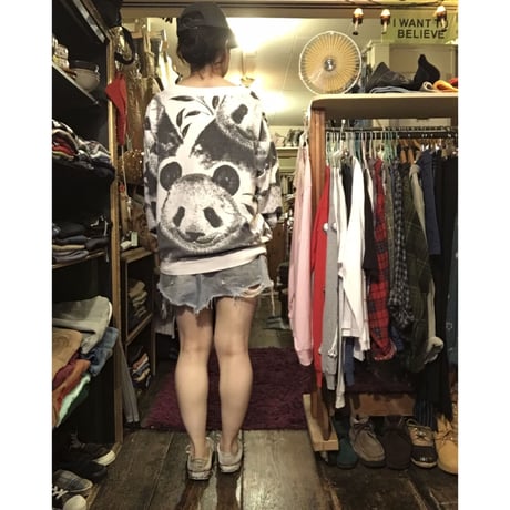 [USED] 総柄 パンダ Sweat
