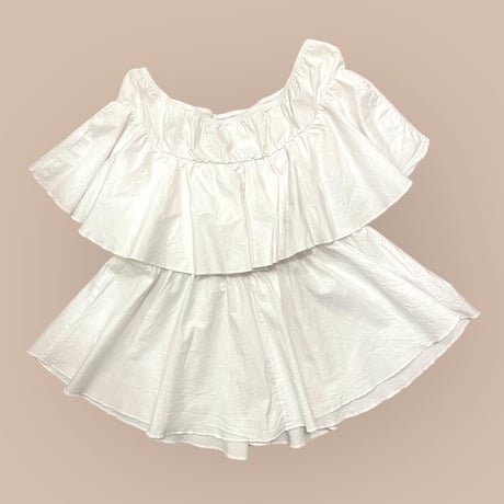 [USED] フリフリ オフショル TOPS