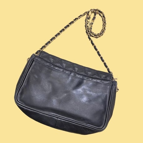 [USED] MOSCHINO レザーチェーンバッグ