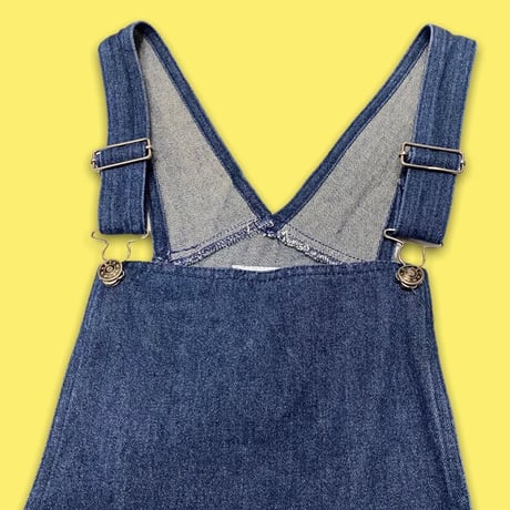[USED] DENIM♡切り替えサロペットスカート