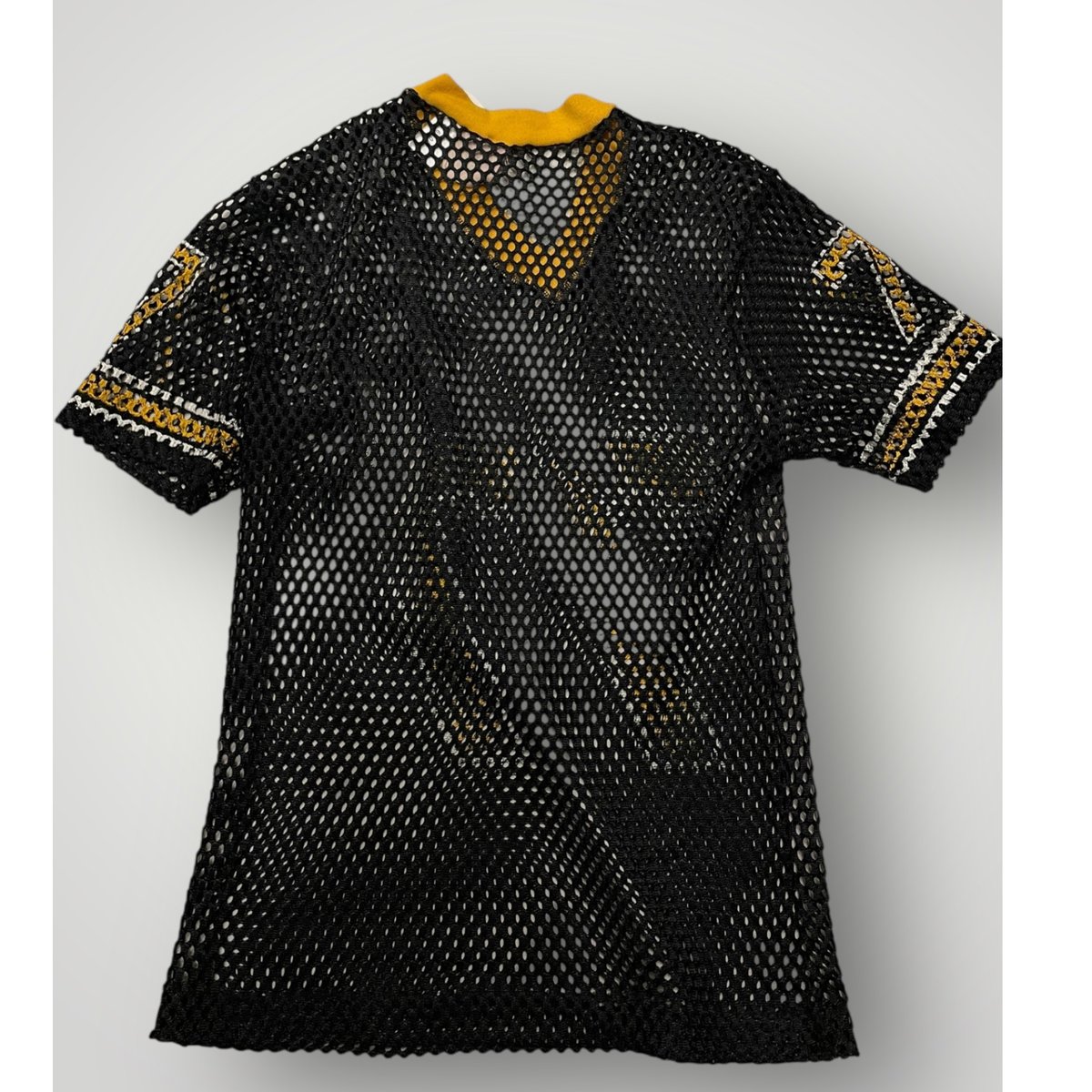 【珍品】メッシュ地　フットボールT 90s00s 珍品】メッシュ地 フットボールT 90s00s