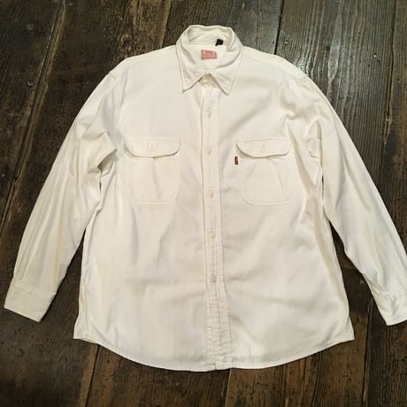 [USED] Levi's WHITE cottonシャツ