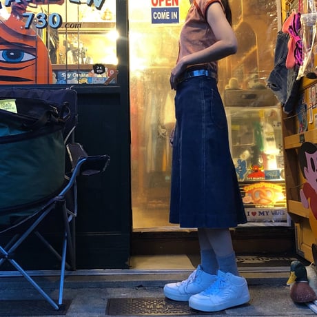 [USED] 70's スリットデニムスカート